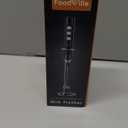 MF02 Rechargeable Milk Frother Handheld Foam Maker with Stainless Whisk for Cappuccino, Latte, Bulletproof Coffee, Keto Diet, Protein Powder, Matcha (Black)