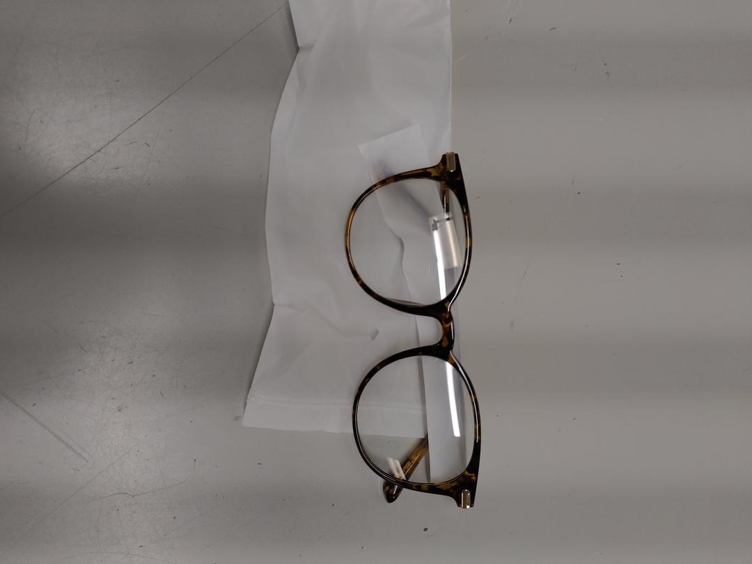 Gaoye Blue Light Blocking Glasses, Retro Round Eyewear Frame Anti Eyestrain Computer Glasses for Women Men (Tea Leopard/Transparent Lens)