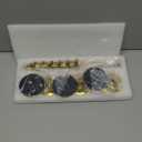 Metal Candle Holders for Candlesticks Taper Candlestick Holders Set Vintage Decorative Centerpiece Candelabra Tall Candle Stands (Gold, 2 Sets (6 pcs))