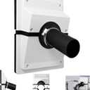 HVAC Wall Penetration and Duct Kit Cover, Split Air Conditioning Duct Kit Wall Cover, Easy to Install HVAC Wall Penetration for Indoor and Outdoor Air Conditioning Systems(White)