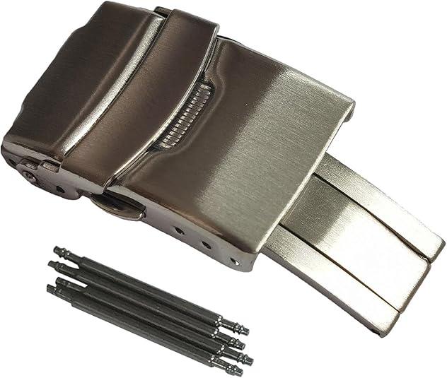 Watch Clasps Stainless Steel Watchband Milled Clasp Folding Deployment Clasp Replacement