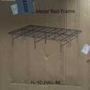 Full Size Folding Bed Frame, Heavy Duty Full Metal Platform with 14" Underbed Storage, Easy Tool-Free Assembly, No Box Spring Needed