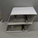 2 Pack of 6 Inch 3 Ring Binder with Locking Angle D Rings, Professional Heavy Duty Large Storage Binder with Pockets, Fits 8.5 x 11 Inch Sheets, Non-Stick Clear View Cover, Customizable, White