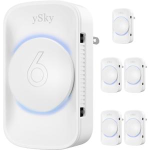 Plug In Air Purifier for Home (6 packs), Negative Ion Air purifier,Quiet Ionizers Air Freshener for home,Bathroom,Bedroom,Portable Air Purifiers for Odor,Pet smell,Mini Air ionizers (6PCS, White)