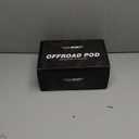 NOVSIGHT 4 Inch LED Pods - X Series Off Road Driving Light with Yellow DRL, Super Bright Pod Lights Drive Beam with Amber Cover, Off-road Fog Lights for Trucks Jeep Ford UTV ATV, Pair