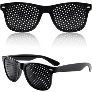 2 Pcs Adjustment Glasses, Help Eye Training And Concentration, Light and Comfortable Frame, Lightweight Frame for Eye Training Focus for Daily Use and Relaxation