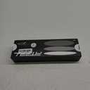 FITRELL 5 Pack Ankle Running Socks for Men and Women Low Cut Cushioned No Show Athletic Sports Compression, Shoe Size 9-12, New Black