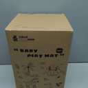 ROBOTIME Baby Play Mat 50"x50", Extra Thick 30D Sponge Baby Mat for Floor, Non-Slip & Washable Play Mat for Babies 0-6 Months, Perfect for Playpen, Tummy Time & Infants