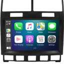 9" Android 13 Double Din Car Stereo with Wireless Carplay Android Auto fit for VW Touareg 2003-2010 IPS Car Audio Receiver w/WiFi GPS Bluetooth AHD Backup Camera Mic,SWC/AV in/FM/AM Radio Receiver