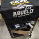 Graphic T-Shirt – Black, White & Gold/Yellow Printed Graphic Tee,2XL