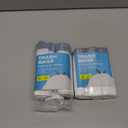 120 Counts 1.6 Gallon Mini Drawstring Trash Bags, Small Garbage Bags by KSSKSS, Code a fit 4.5-8 Liter, 1.2-2 Gal, White Trash Bin Liners for Home Office Kitchen Bathroom Bedroom