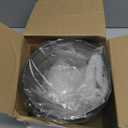 Moxweyeni 7" to 6" Stove Pipe Reducer Black Matte Pipe Reducer Black Duct Adapter for Connecting Stove Flu to Chimney for Proper Ventilation for Chimney Conversion