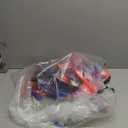 3 Pack Airplane Launcher Toy with Glowing Eyes & Web-Pattern Wings,2 Flight Modes Outdoor Games for Kids,Boys Toys Age 3-12,Birthday Gifts for 3 4 5 6 7 8 9 10 11 12 Year Old,Kids Gift(Red&Blue&Black)