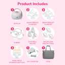 Spectra Baby S2 Plus Premier Electric Breast Pump with Grey Tote Premium Accessory Kit - 28 mm