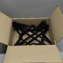 Wire Metal Clothes Hangers 200 Pack Bulk for Standard Size Shirts, Pants, Skirts, Space Saving, Non Slip,18 Inch 14.5 Gauge Ultra Thin Standard Dry Cleaner Coated Steel, Black