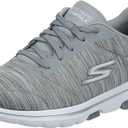 Skechers Womens Go Walk 5-True (8, Grey)