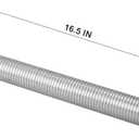 1.5" x 16.5" Length Universal Exhaust Flex Pipe, 1.5 Inch Flexible Exhaust Pipe