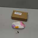 TENMOS M101 Wireless Mouse Cute Silent Computer Mice with USB Receiver, 2.4G Optical Wireless Travel Mouse 1600 DPI for Laptop, Notebook, PC, Computer (Flower)