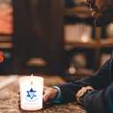 Yahrzeit Candles - Yahrzeit Memorial Candles, Memorial Bereavement Gifts for Loss of Loved One, Jewish Sympathy, Natural Soy Wax Hand Poured 7oz (White)