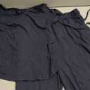 Trendy Queen 2 Piece Lounge Sets for Women Summer Outfits 2026 Fashion Two Piece Loungewear Spring Outfits Clothes (X-Small, Navy)