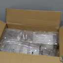 vacane 4 Pack Plastic Over Cabinet Door Organizer, Adhesive Mount Storage Organizer Container Makeup Organizer Hanging Basket Bins for Craft Room, Pantry, Office, Space Saving Holder for Kitchen Bags (Bundle (Small+Medium+Large+Extra Large))