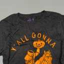 Womens Funny Halloween T Shirts Spooky Scary October Tees for Ladies (Small, Heather Black - Mind)