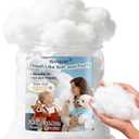 Welacer Polyfill Stuffing 36.8oz, Fluffy Pillow Stuffing for Stuffed Animals, DIY Plush Toys, Cushions, Cloud Decorations, Premium Original White Polyester Filling for Crochet Crafts (2.3lb)