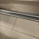 39" x 39" Sloped Ceiling Shower Curtain Rod, Silver