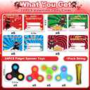 2 x Shemira 24 Pack Valentine's Day Cards for Kids with Fidget Spinners Toys, Sensory Fidget Toys for School Classroom Valentine's Gifts Exchange, Spinners Toy for Valentine's Party Favors