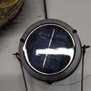 Hanging Solar Lanterns, Outdoor Garden Decor Solar Lantern Metal Moroccan Yard Art Gardening Decorative, Outside Hanging Lights Christmas Decorations for Gazebo Patio Chandelier Garden Gift