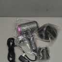 slopehill Professional Ionic Hair Dryer, Powerful 1800W Fast Drying Low Noise Blow Dryer with 2 Concentrator Nozzle 1 Diffuser Attachments for Home Salon Travel (Grey)