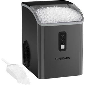 Frigidaire Countertop Crunchy Chewable Nugget Ice Maker, 33lbs per Day, Gunmetal