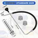 2026 New Stainless Steel Suction Hose and Reflux Line Sets,Complimentary 2 Filter,Compatible With Graco 695 795 3900 1095 1595 5900 7900 Airless Spraying Machine,Airless Paint Sprayer Accessories