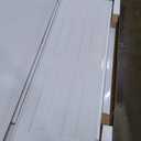 JUBEST Sliding Closet Door 48"(Double 25") x80", 6-Panel Steel Frame Bypass Primed Door with Top & Bottom Track Kits, Preassembled Hardboard Panels with Paintable Surface, Durable & Sturdy