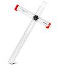 URASISTO 24 Inch T-Square Tool, Aluminum Adjustable Drywall T-Square Ruler, Multi Angle Measuring Ruler for Layout and Marking