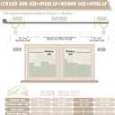 Black Decorative Curtain Rods for Windows:66-120 Inch Adjustable Farmhouse Curtain Rod for Bedroom Living Room,Heavy Duty Rustic Drapery Rods with Vintage Eagle Finial Easy Install,Matte Black