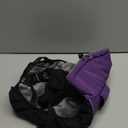 IECOii Extra Warm Dog Coat - Reflective Adjustable Dog Jacket with Buckle Fleece Turtleneck for Cold Weather - Soft Winter Coat for Small, Medium, Extra Large Dogs (Medium(Chest:16.5-20.9 in), Purple)