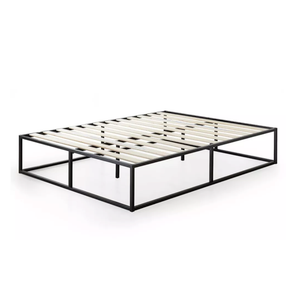 14" Joseph Platform Bed Frame Black, Queen - Zinus