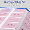 Avery Matte White Square Labels, Sure Feed Technology, 2" x 2", 300 Matte White Printable Labels