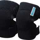 Simply Kids Baby Knee Pads for Crawling (2 Pairs), CPSIA Certified - Comfortable Knee Protector for Toddler, Infant, Girl, Boy, Crawler - Rodilleras para Bebe (Black)