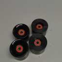 60mm Cruiser Wheels 80A Contains ABEC-9 Bearings and Spacers, Skateboard Riser Pads, Skateboard Hardware Screws Bolts, fit for Your Cruiser Skateboards, Penny Board (Black)