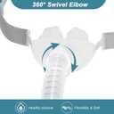 Replacement for Nasal Pillow Mask, Replacement and Updated Frame System for Airfit P10, Includes 3 Size Pillows Small, Medium, Large Silicone Pillow Cushions