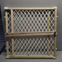 Toddleroo by North States - Diamond Mesh Wooden Baby Gate: Pressure Mounted Baby Gate for Doorways - Adjustable 26.5 to 42 Inches Wide - 23 Inches Tall