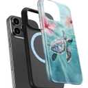 LUMARKE for iPhone 15 Pro Max Case,Trendy Flower Cover,Wireless Charging