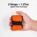 BILIONE Add a Bag Luggage Straps 4 Pack, Adjustable Bungee Elastic Belt to Connect Two Suitcases, Secure Carry On & Travel Essentials (Black)