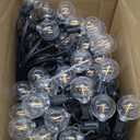 Brightown LED Outdoor String Lights - 150FT Patio Lights with 75 Shatterproof Clear Dimmable Edison Bulbs, Waterproof Connectable Hanging Light for Outside Backyard Porch Party Christmas Decoration