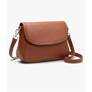 befen Genuine Leather Saddle Crossbody Bags for Women with RFID Blocking, Small Flap Cross Body Purse Hangbags