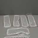 JeCar Mesh Grill Inserts for 2024+ Jeep Wrangler JL JLU Gladiator JT (White)