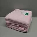 GLAMBURG 100% Cotton Ultra Soft 6 Pack Towel Set, Contains 2 Bath Towels 28x55 Inches, 2 Hand Towels 16x24 Inches & 2 Wash Coths 12x12 Inches, Compact Absorbent Lightweight & Quickdry - Pink