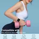 2 x 2PCS Outdoor Smart UV-Sensing Technology Sports Band Compatible with Apple Watch Band 38mm 40mm 41mm 42mm 44mm 45mm 49mm 46mm,Outdoor UV Detector Soft Waterproof Band with iWatch Series 10 9 Ultra 8 7 6 5 4 3 2 1 SE for Women and Men